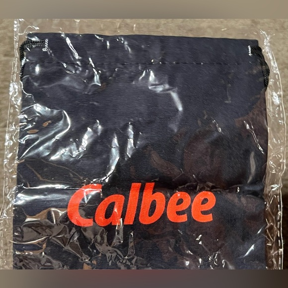 Calbee Kataage Potato Chips Black Pepper Japanese Snack Sm Drawstring Pouch Bag - Picture 5 of 6